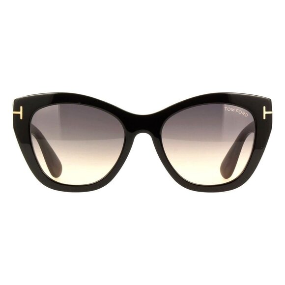 New TOM FORD Cara Black Cat Eye FT0940/S 01B Sunglasses Women - Picture 2 of 5